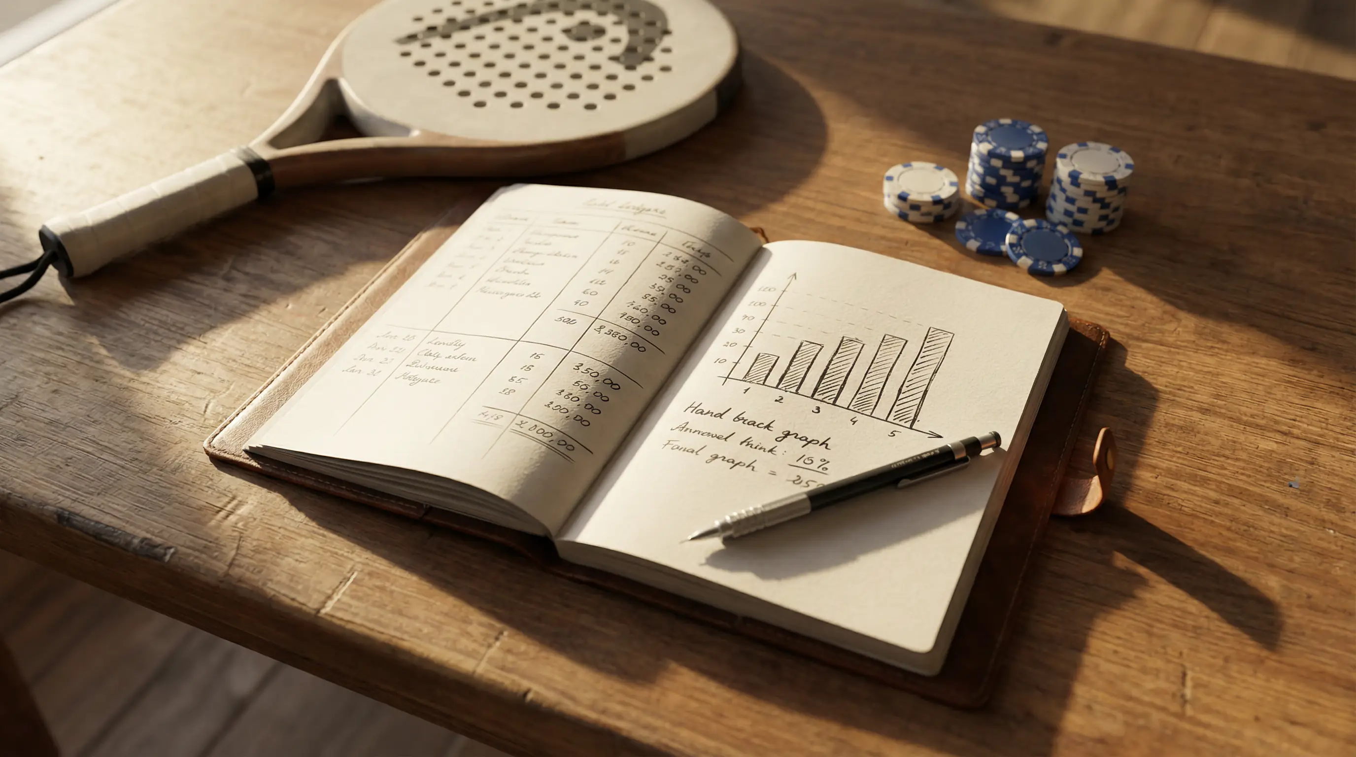 Gestión de bankroll en apuestas de pádel con método y control